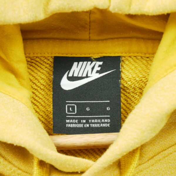 Sweat a capuche homme manches longues jaune Nike Col Rond