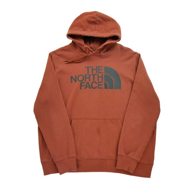 Sweat a capuche homme manches longues marron The North Face Col Rond