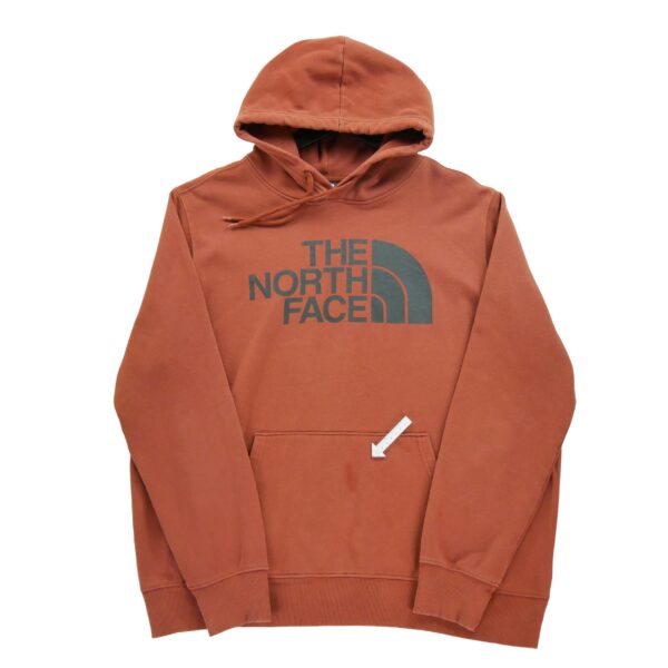 Sweat a capuche homme manches longues marron The North Face Col Rond