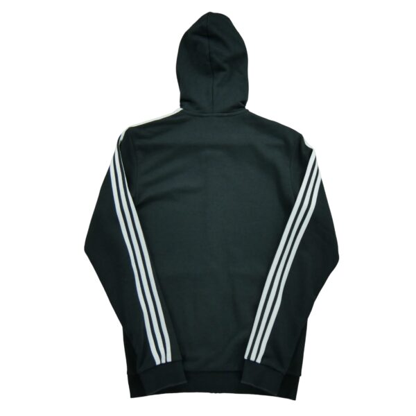 Sweat à capuche Homme Full zip Noir – Image 2