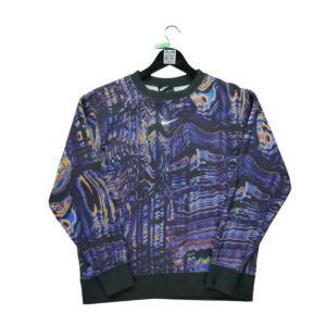 Sweat a capuche homme manches longues noir Nike Motif imprime Col Rond