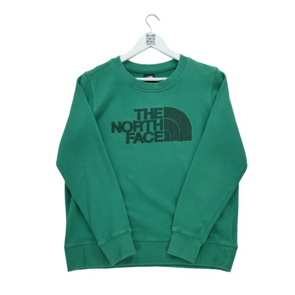 Sweat a capuche homme manches longues vert The North Face Col Rond