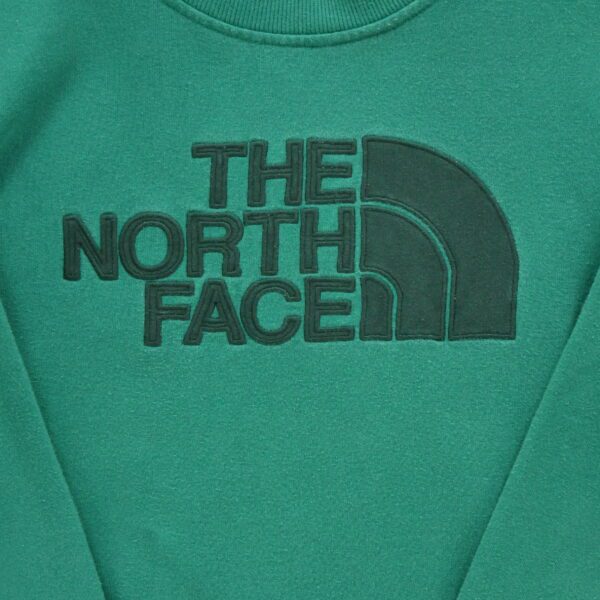 Sweat a capuche homme manches longues vert The North Face Col Rond