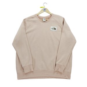 Sweat femme manches longues rose The North Face Motif chine Col Rond
