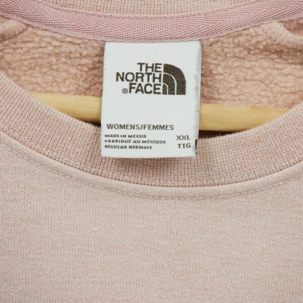 Sweat femme manches longues rose The North Face Motif chine Col Rond