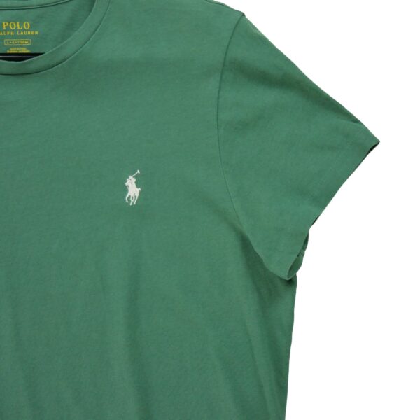T shirt manches courtes femme vert Polo Ralph Lauren Col Rond