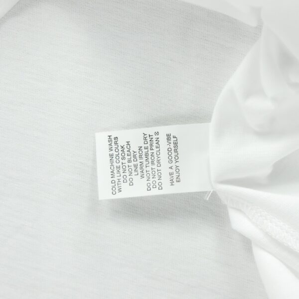 T shirt manches courtes homme blanc Stussy Motif imprime Col Rond