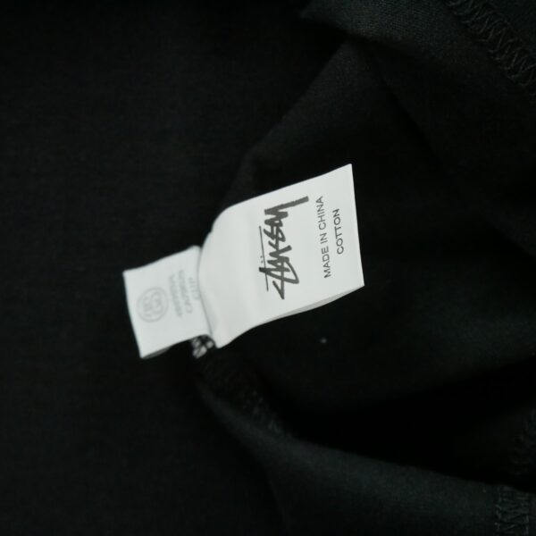 T shirt manches courtes homme noir Stussy Motif imprime Col Rond