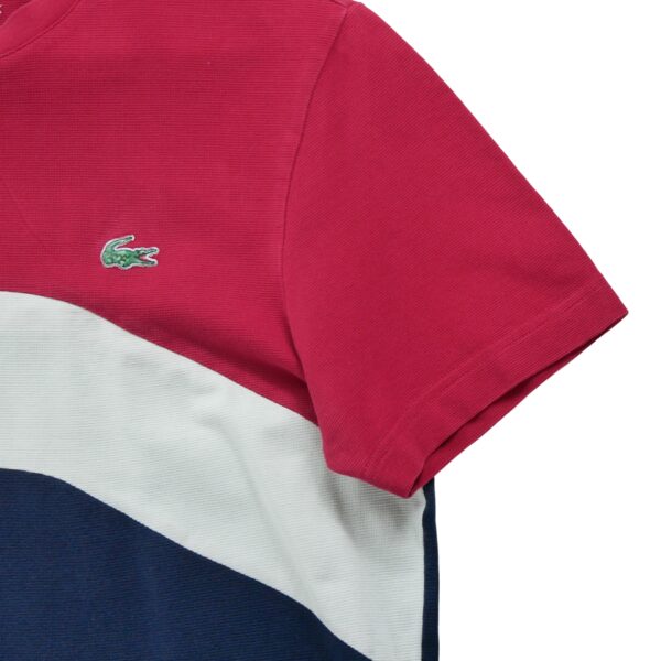 T shirt manches courtes homme rouge Lacoste Col Rond
