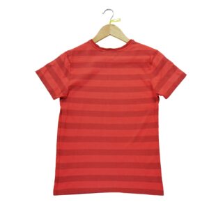 T shirt manches courtes homme rouge Polo Ralph Lauren Motif a rayures Col Rond