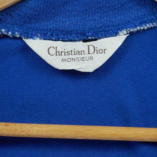 Veste de survetements homme manches longues bleu Dior Col Rond