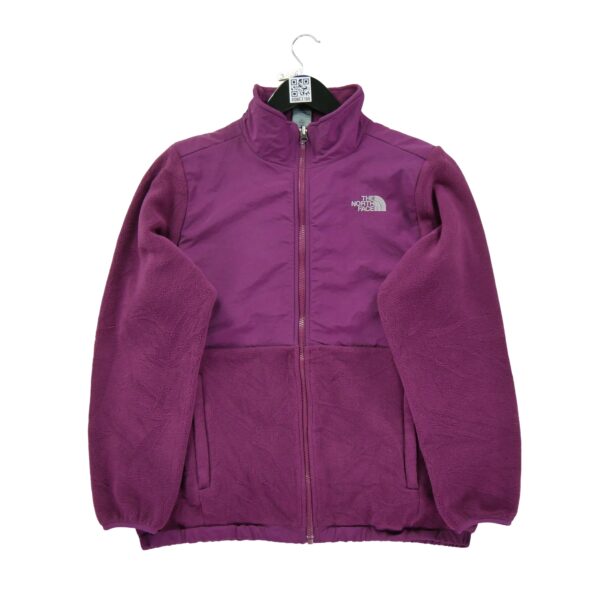 Veste polaires enfant manches longues bordeaux The North Face Col Montant