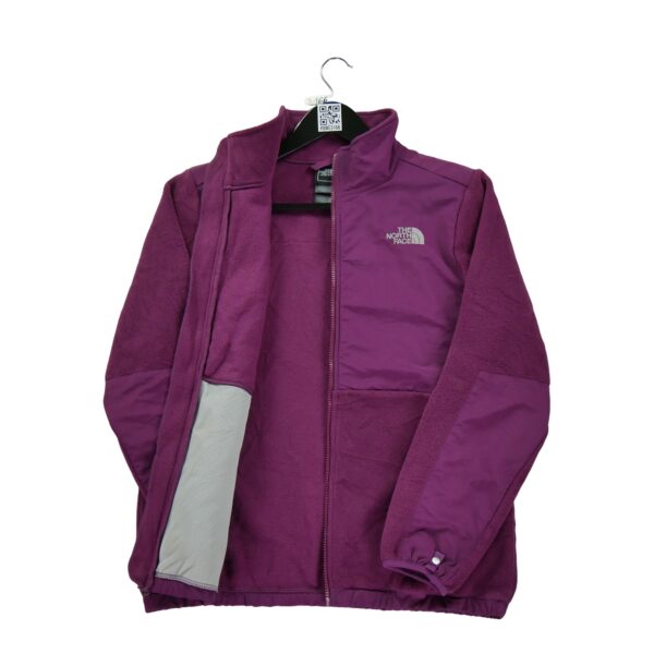 Veste polaires enfant manches longues bordeaux The North Face Col Montant