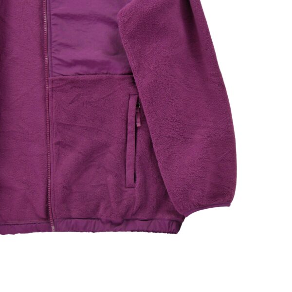 Veste polaires enfant manches longues bordeaux The North Face Col Montant