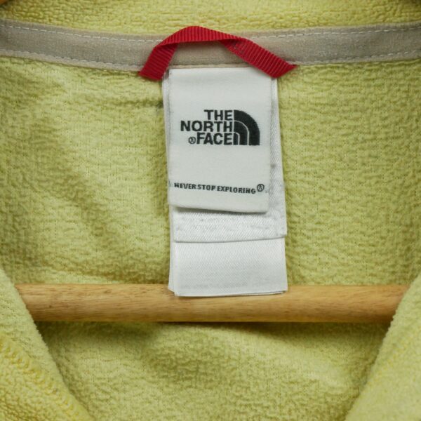 Veste polaires femme manches longues jaune The North Face Col Montant