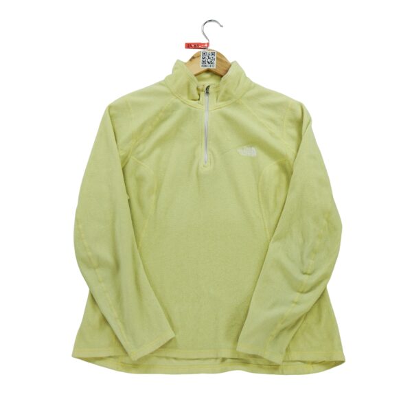 Veste polaires femme manches longues jaune The North Face Col Montant