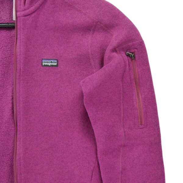 Veste polaires femme manches longues rose Patagonia Motif chine Col Montant