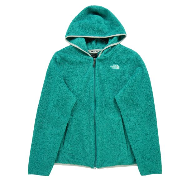 Veste polaires femme manches longues turquoise The North Face Col Rond
