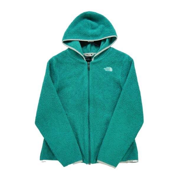 Veste polaires femme manches longues turquoise The North Face Col Rond