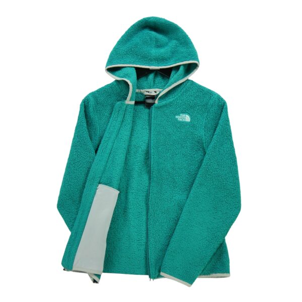 Veste polaires femme manches longues turquoise The North Face Col Rond