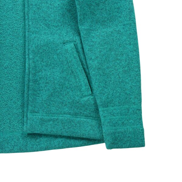 Veste polaires femme manches longues turquoise The North Face Motif chine Col Montant