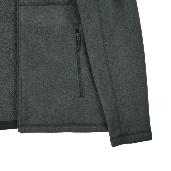 Veste polaires homme manches longues gris The North Face Motif chine Col Montant