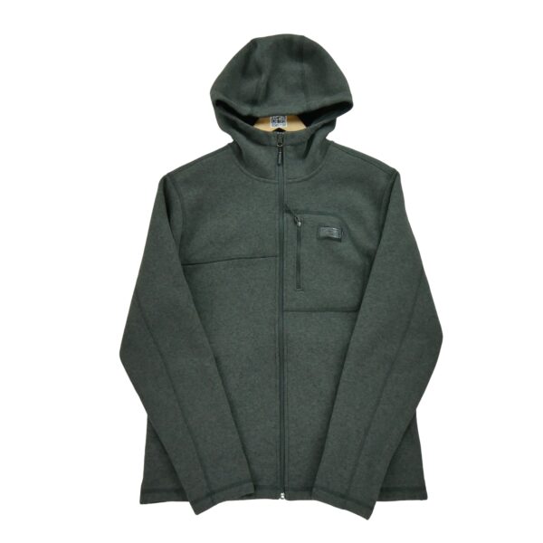 Veste polaires homme manches longues gris The North Face Motif chine Col Montant