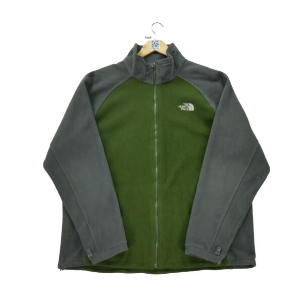 Veste polaires homme manches longues kaki The North Face Col Montant