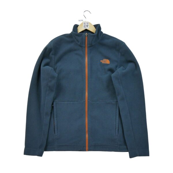 Veste polaires homme manches longues marine The North Face Col Montant