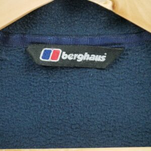 Veste polaires homme manches longues marine Vintage Col Montant