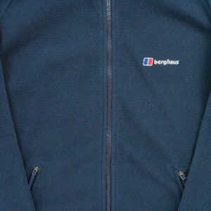 Veste polaires homme manches longues marine Vintage Col Montant