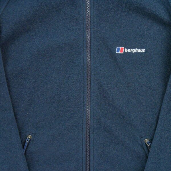 Veste polaires homme manches longues marine Vintage Col Montant