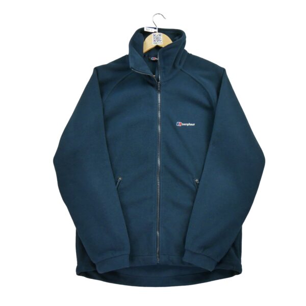 Veste polaires homme manches longues marine Vintage Col Montant
