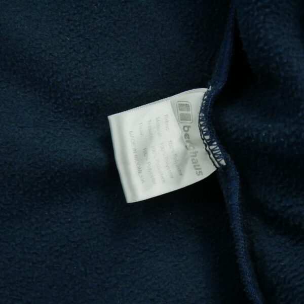 Veste polaires homme manches longues marine Vintage Col Montant