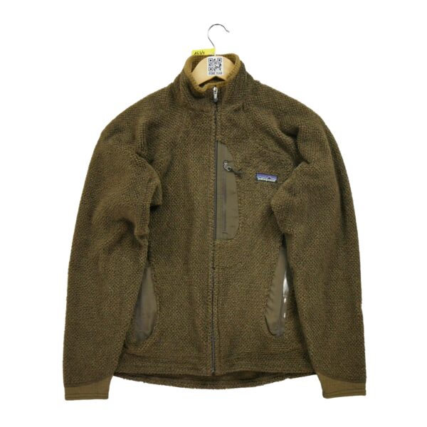 Veste polaires homme manches longues marron Patagonia Col Montant