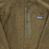 Veste polaires homme manches longues marron Patagonia Col Montant
