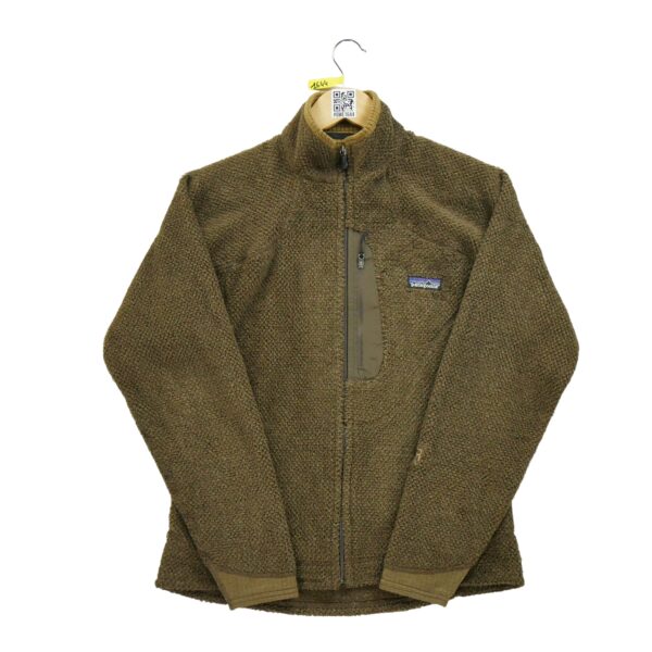 Veste polaires homme manches longues marron Patagonia Col Montant