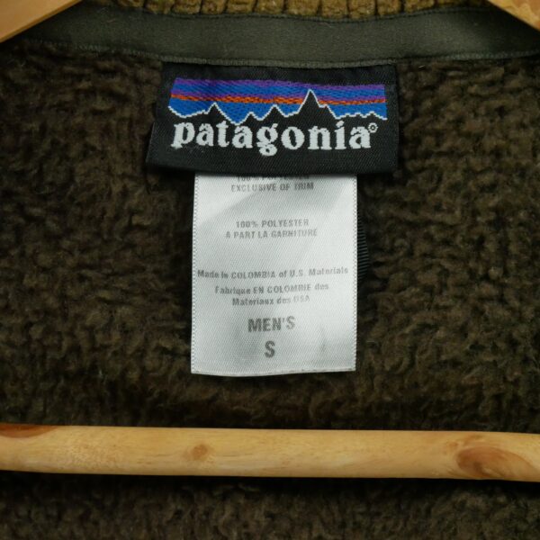 Veste polaires homme manches longues marron Patagonia Col Montant
