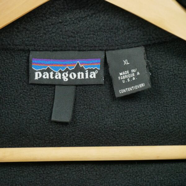 Veste polaires homme manches longues noir Patagonia Col Montant