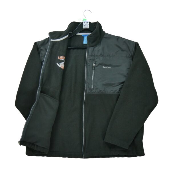 Veste polaires homme manches longues noir Reebok Col Montant