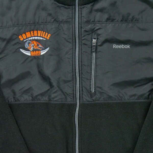 Veste polaires homme manches longues noir Reebok Col Montant
