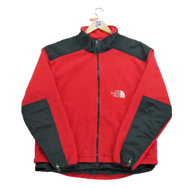Veste polaires homme manches longues rouge The North Face Col Montant