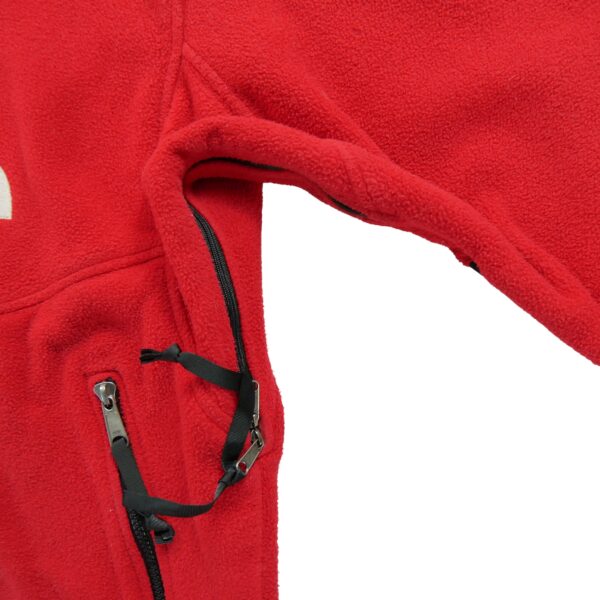 Veste polaires homme manches longues rouge The North Face Col Montant