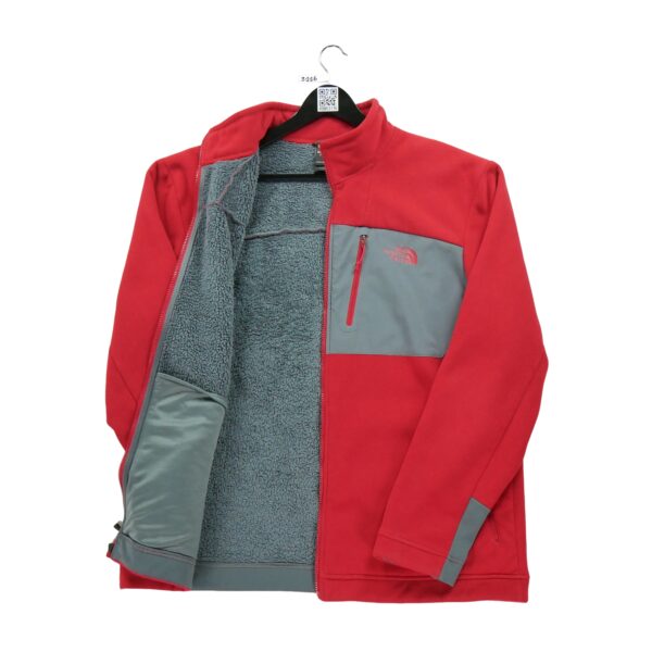 Veste polaires homme manches longues rouge The North Face Col Montant