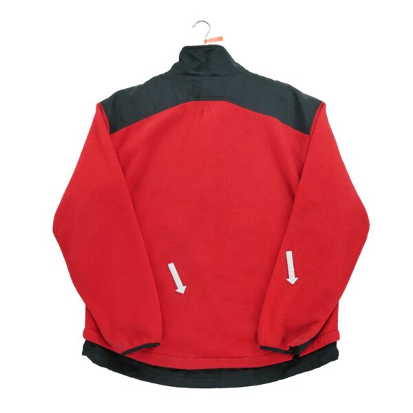 Veste polaires homme manches longues rouge The North Face Col Montant