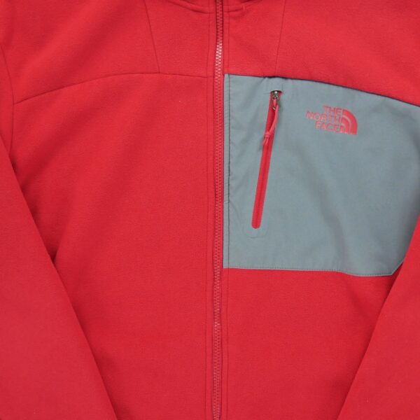 Veste polaires homme manches longues rouge The North Face Col Montant
