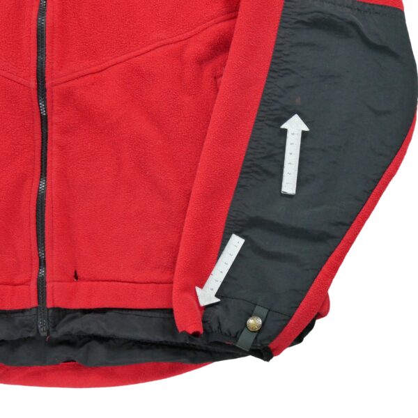 Veste polaires homme manches longues rouge The North Face Col Montant