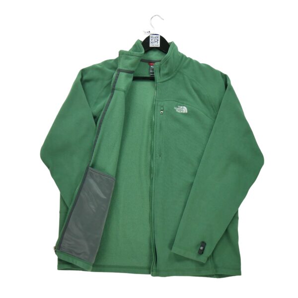 Veste polaires homme manches longues vert The North Face Col Montant