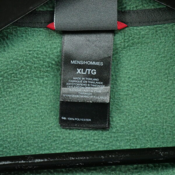 Veste polaires homme manches longues vert The North Face Col Montant