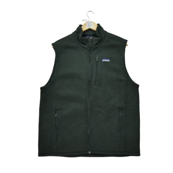 Veste polaires homme sans manches noir Patagonia Motif chine Col Montant